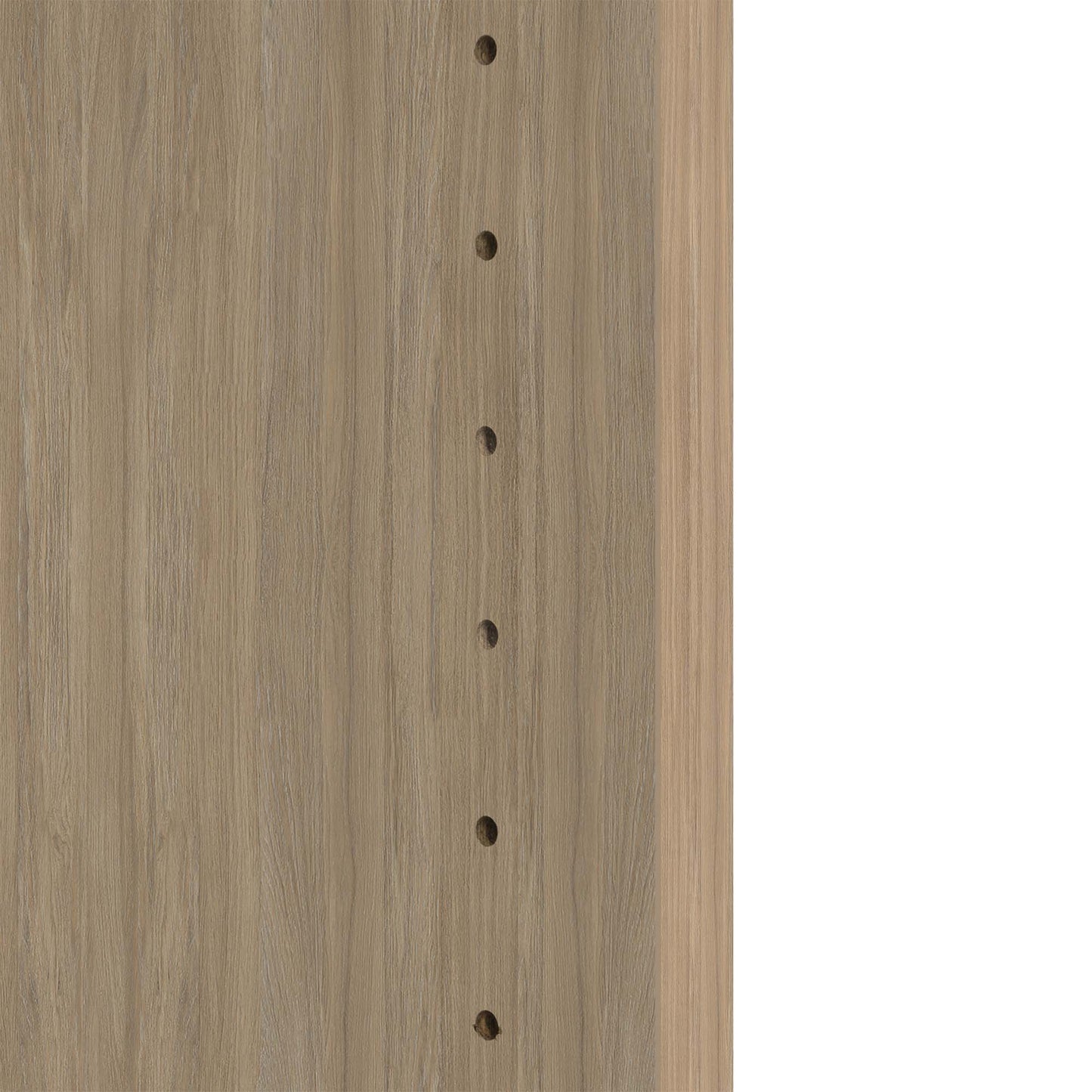 UNI shelving unit | 5 OH, 800 x 1897 mm, amber oak
