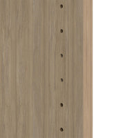 UNI shelving unit | 5 OH, 800 x 1897 mm, amber oak