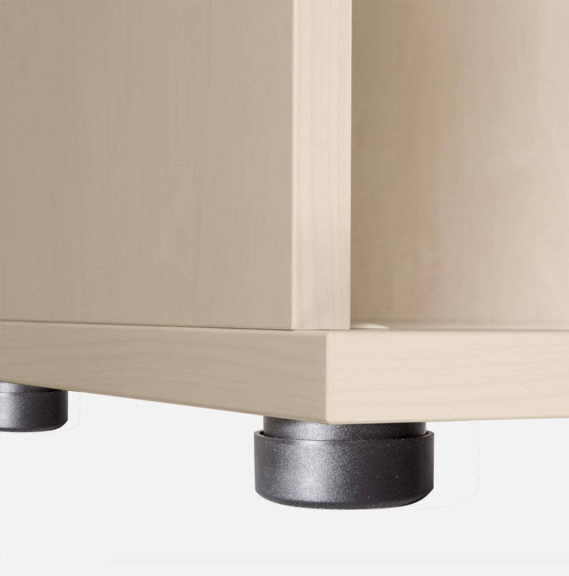 UNI Roller shutter cabinet | 2 OH, 1000 x 777 mm, Maple / Silver Gray  - 14 Main Image