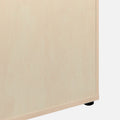 UNI Roller shutter cabinet | 2 OH, 1000 x 777 mm, Maple / Silver Gray  - 13 Thumbnail Image