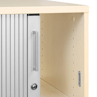 UNI Querroll store cabinet | 2 Oh, 1000 x 777 mm, maple / silver gray