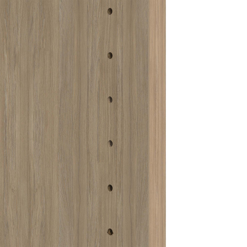UNI horizontal roller shutter cabinet | 2 OH, 1000 x 777 mm, amber oak / silver