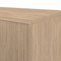 UNI Querrollladenschrank | 3 OH, 1000 x 1143 mm, Bernsteineiche / Weiß