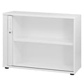 UNI Tambour-door cabinet | 2 OH, 1000 x 777 mm, White  - 7 Thumbnail Image