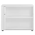 UNI Tambour-door cabinet | 2 OH, 1000 x 777 mm, White  - 5 Thumbnail Image