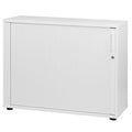 UNI Tambour-door cabinet | 2 OH, 1000 x 777 mm, White  - 2 Thumbnail Image