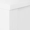UNI Tambour-door cabinet | 2 OH, 1000 x 777 mm, White  - 10 Thumbnail Image