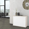UNI Armoire à portes roulantes transversales | 2 OH, 1000 x 777 mm, érable / blanc  - 1 Thumbnail Image