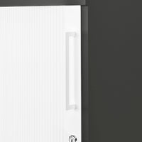 UNI Cabinetto del negozio querroll | 3 OH, 1000 x 1143 mm, antracite / bianco