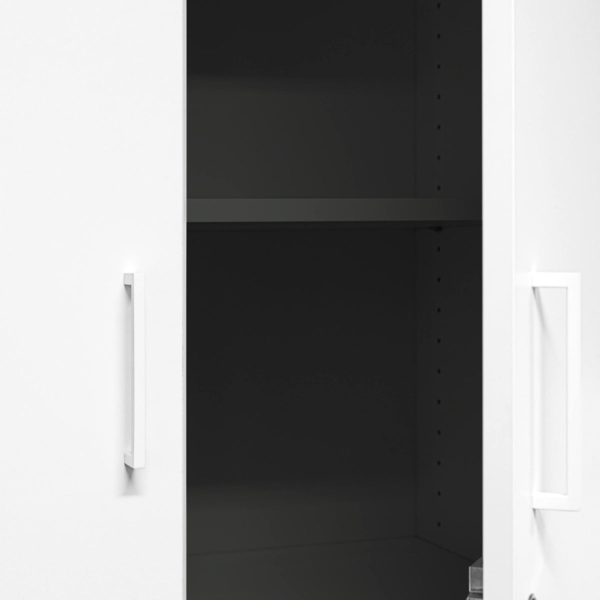 UNI Armoire combinée | 5 OH, 800 x 1897 mm, anthracite / blanc  - 2 Lightbox Main Image