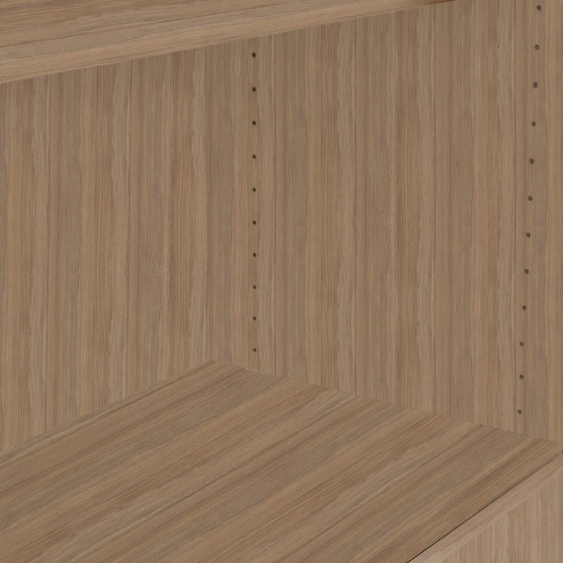 UNI Armoire combinée avec classement suspendu | 5 OH, 800 x 1897 mm, chêne ambré  - 2 Main Image