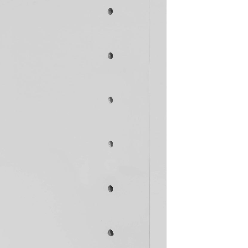 UNI Combined cabinet with hanging register | 5 Oh, 800 x 1897 mm, pearl gray