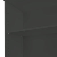 UNI Combined cabinet with hanging register | 5 Oh, 800 x 1897 mm, anthracite / white