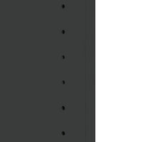 UNI Combined cabinet with hanging register | 5 Oh, 800 x 1897 mm, anthracite / white