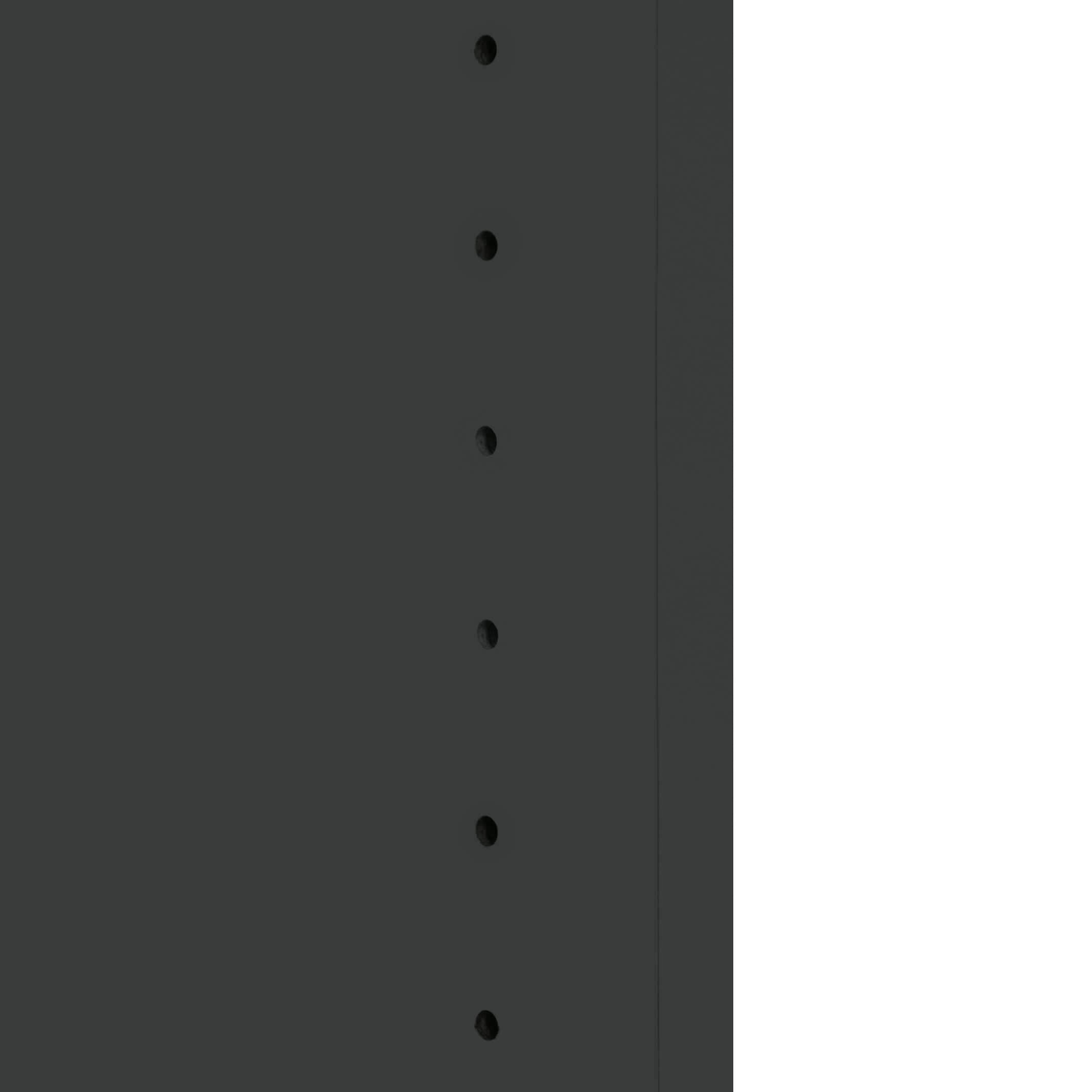 UNI Combined cabinet with hanging register | 5 Oh, 800 x 1897 mm, anthracite / white