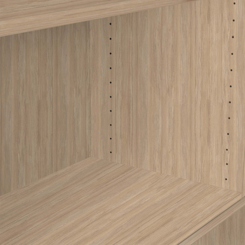 UNI Kombischrank mit Hängeregister | 5 OH, 800 x 1897 mm, Bernsteineiche