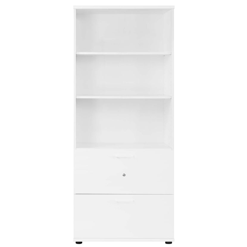 UNI Combined cabinet with hanging register | 5 Oh, 800 x 1897 mm, white