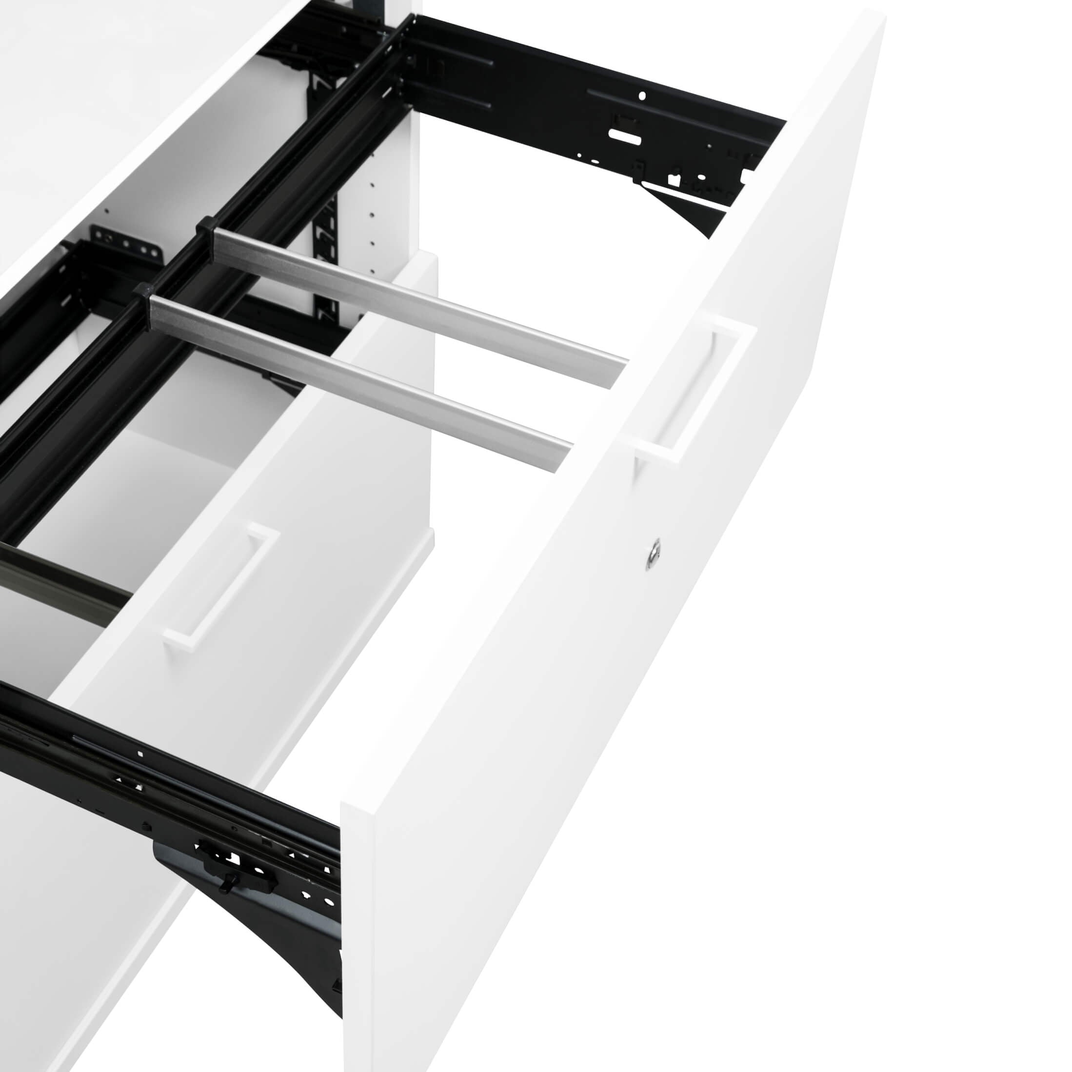 UNI Combined cabinet with hanging register | 5 Oh, 800 x 1897 mm, white