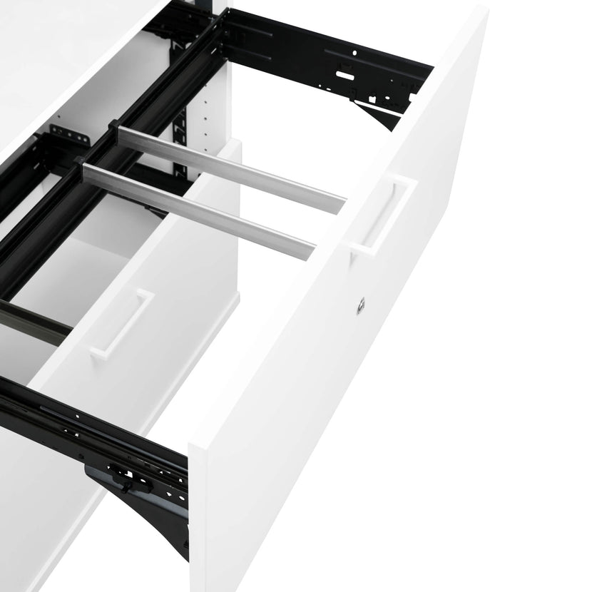 UNI Combined cabinet with hanging register | 5 Oh, 800 x 1897 mm, white