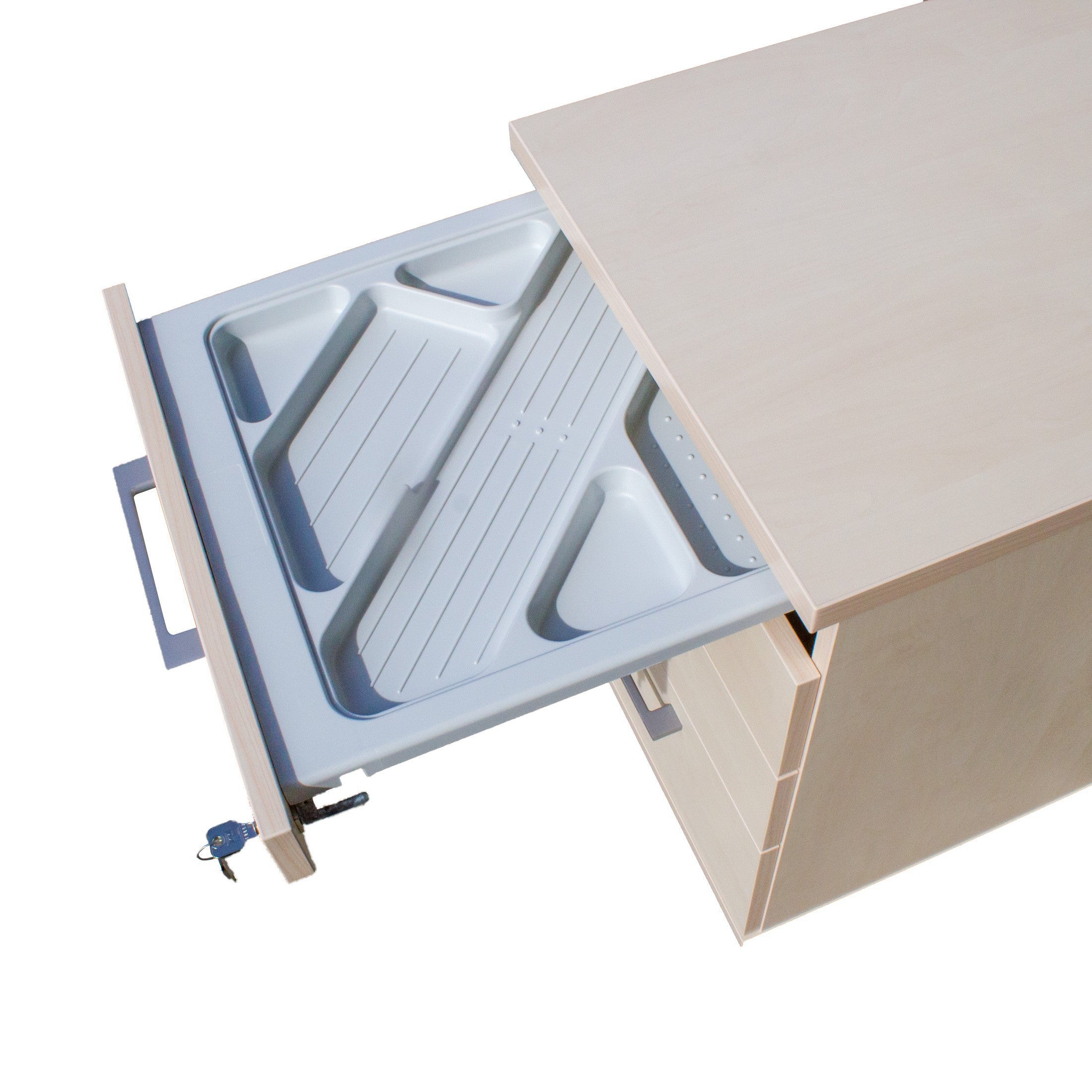 NOVA Landshut - Bureau complet | Ahorn / blanc