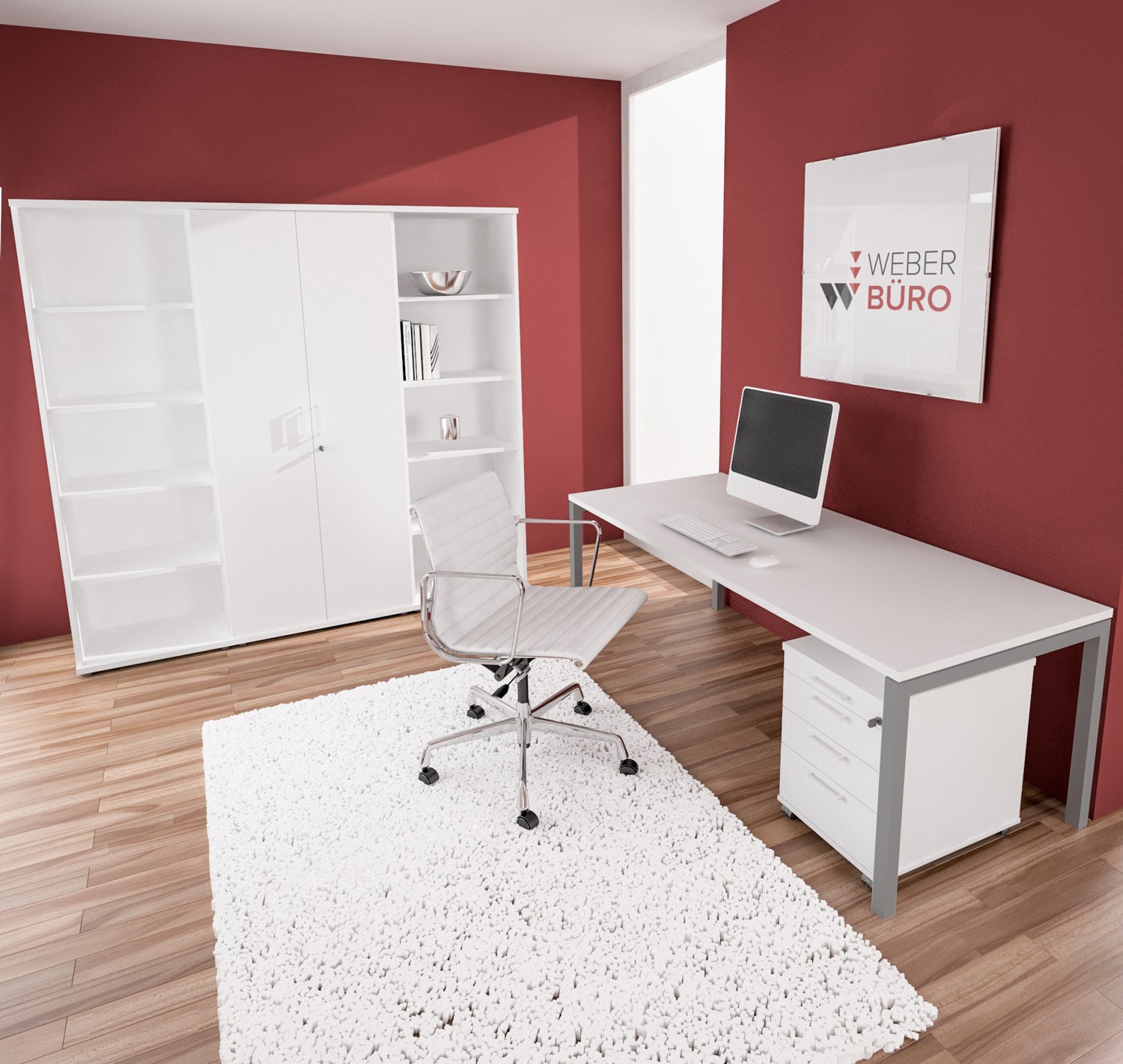 NOVA Paris - Bureau complet | Blanc