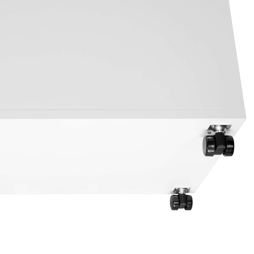 NOVA roll container | 2 XL drawers + 1 small parts compartment, 600 mm deep, white