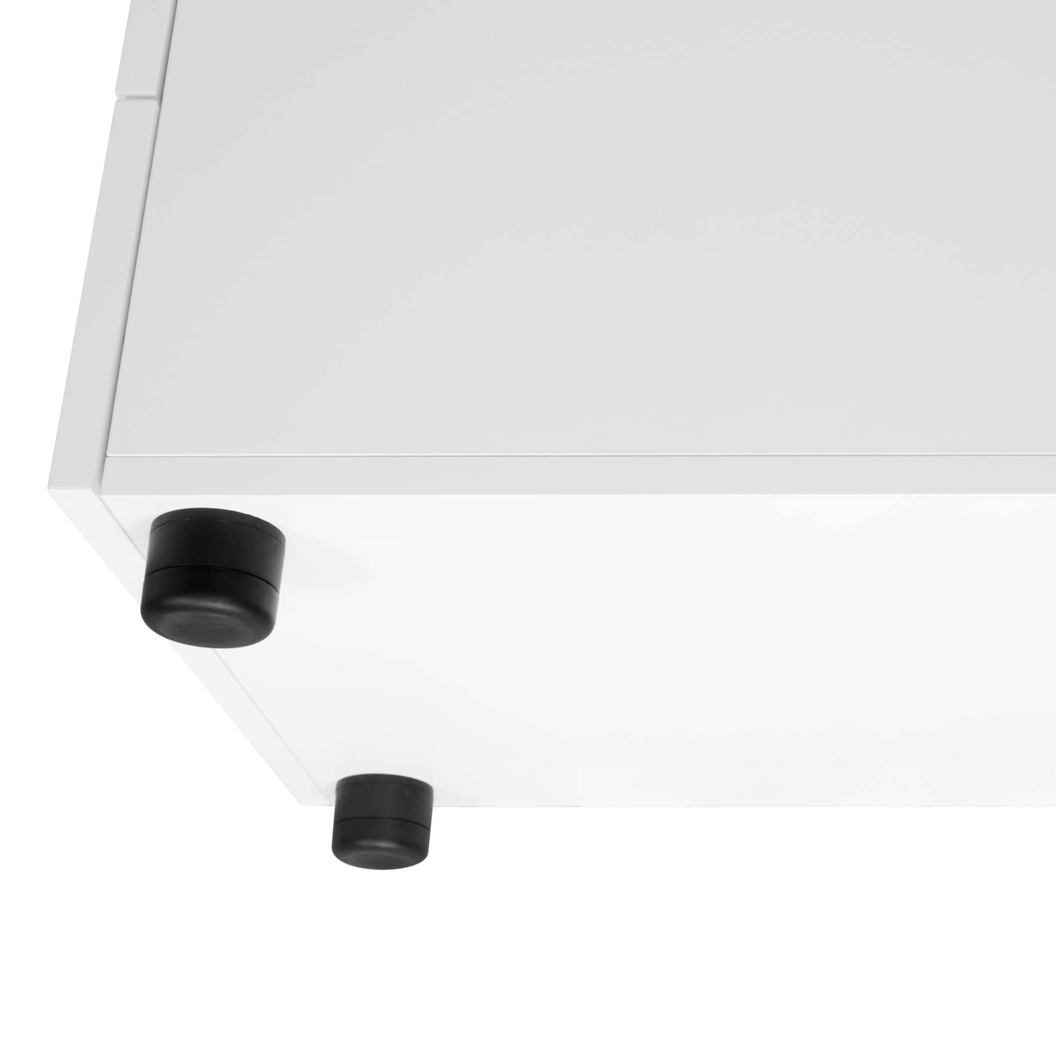 NOVA roll container | 2 XL drawers + 1 small parts compartment, 600 mm deep, white