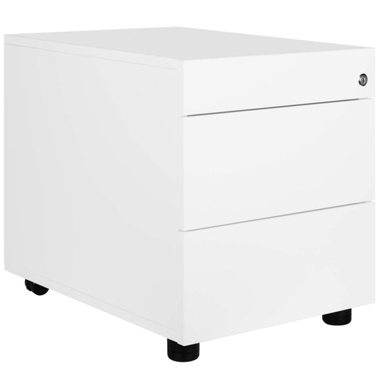 NOVA roll container | 2 XL drawers + 1 small parts compartment, 600 mm deep, white