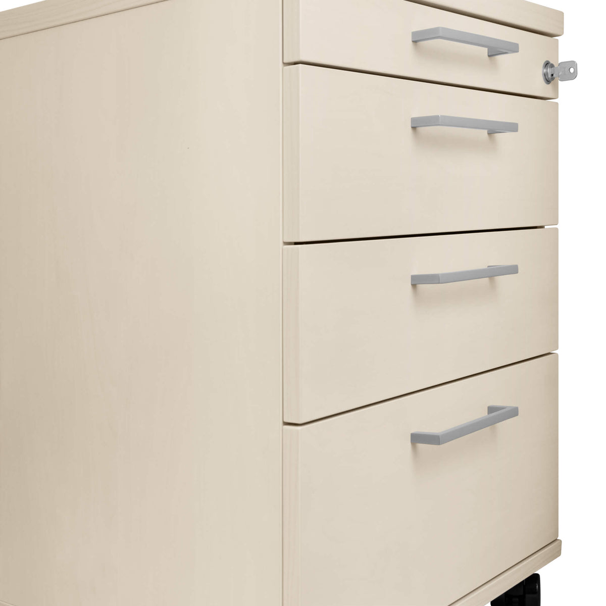 OPTIMA roll container | 3 drawers + 1 small parts compartment, 600 mm deep, maple - 13 Lightbox Main Image