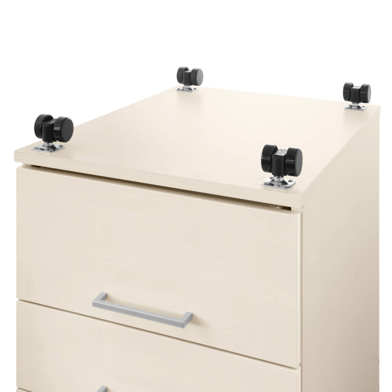 OPTIMA roll container | 3 drawers + 1 small parts compartment, 600 mm deep, maple - 18 Main Image