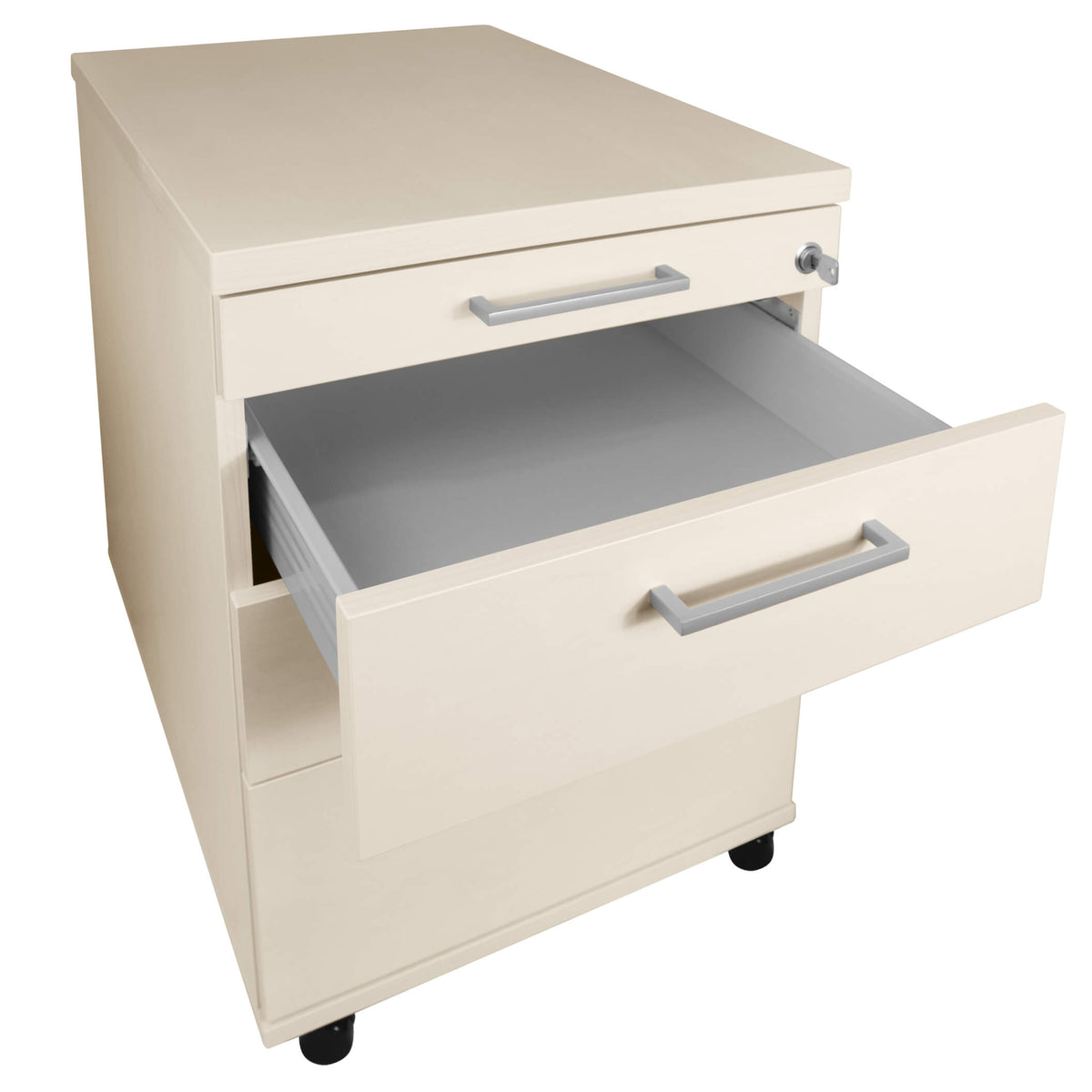 OPTIMA roll container | 3 drawers + 1 small parts compartment, 600 mm deep, maple - 5 Lightbox Main Image