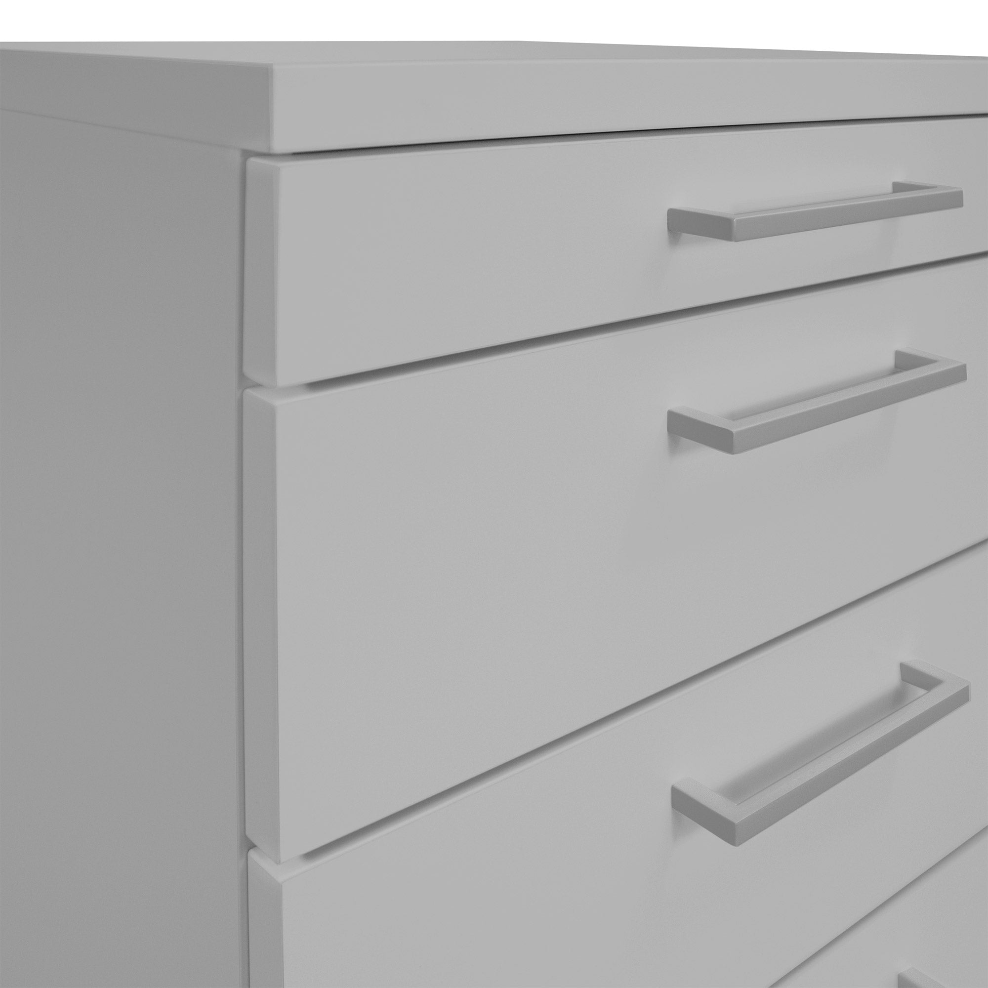 OPTIMA roll container | 3 drawers + 1 small parts compartment, 600 mm deep, pearl gray