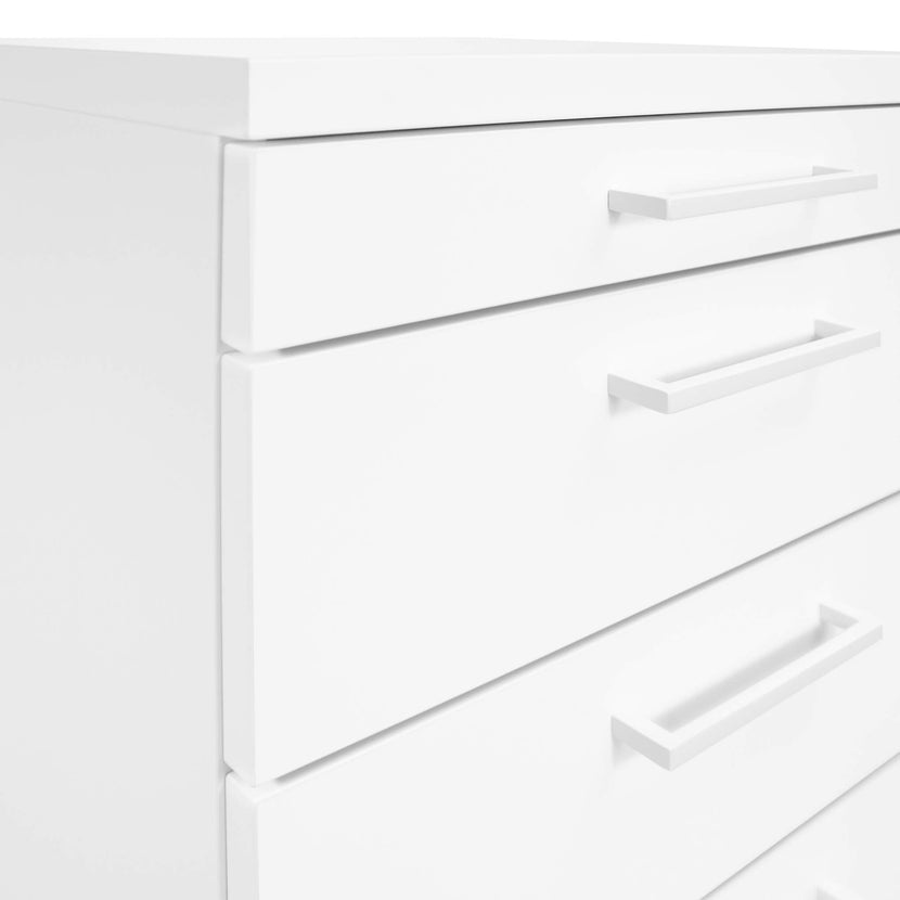 OPTIMA Roll container | 3 drawers + 1 small parts, 600 mm deep, white