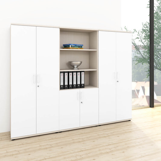 UNI Mur mur | 5 oh, 2400 x 1897 mm, érable / blanc