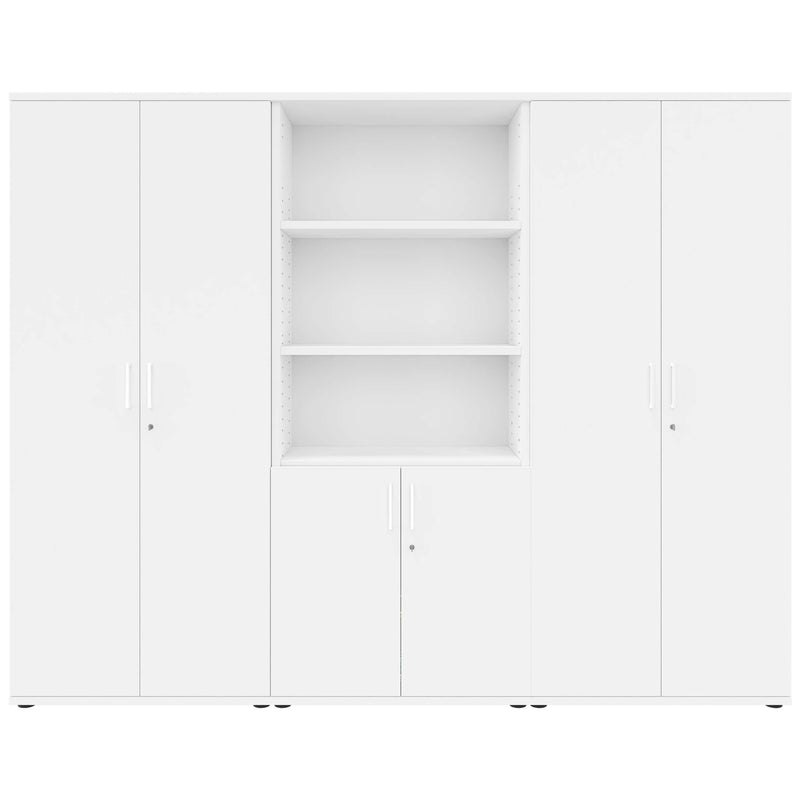 UNI Mobile contenitore | 5 OH, 2400 x 1897 mm, bianco  - 3 Main Image
