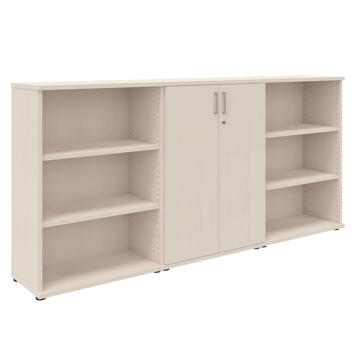 UNI Storage wall unit | 3 OH, 2400 x 1143 mm, maple  - 2 Lightbox Main Image