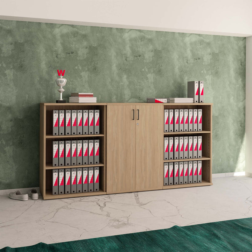 UNI Mur mur | 3 oh, 2400 x 1143 mm, chêne ambre