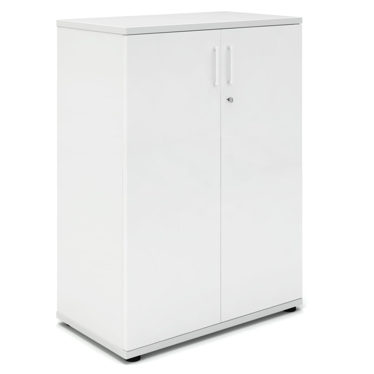 UNI Cabinet wall | 3 OH, 2400 x 1143 mm, White  - 3 Lightbox Main Image