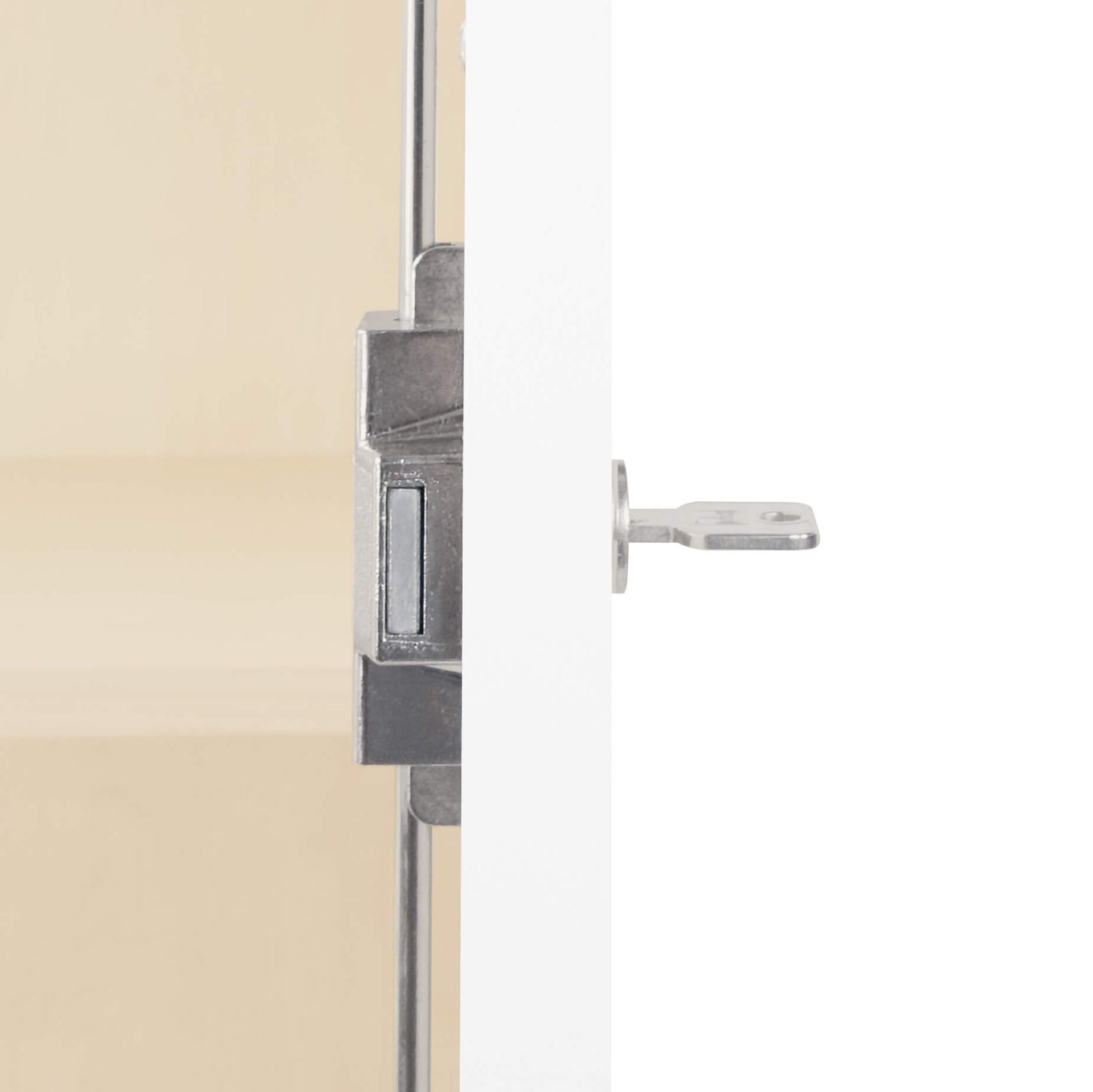 UNI Parete muro | 5 OH, 2200 x 1897 mm, acero / bianco