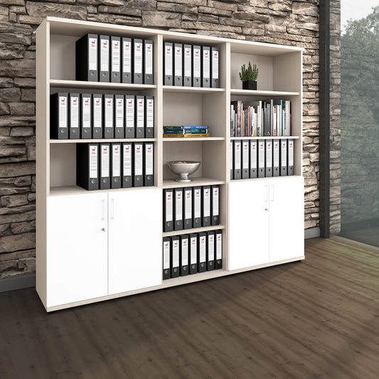 UNI Mur mur | 5 oh, 2200 x 1897 mm, érable / blanc