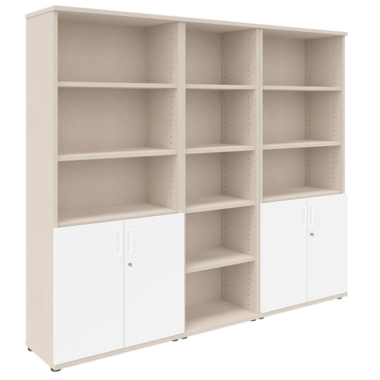 UNI Mur mur | 5 oh, 2200 x 1897 mm, érable / blanc