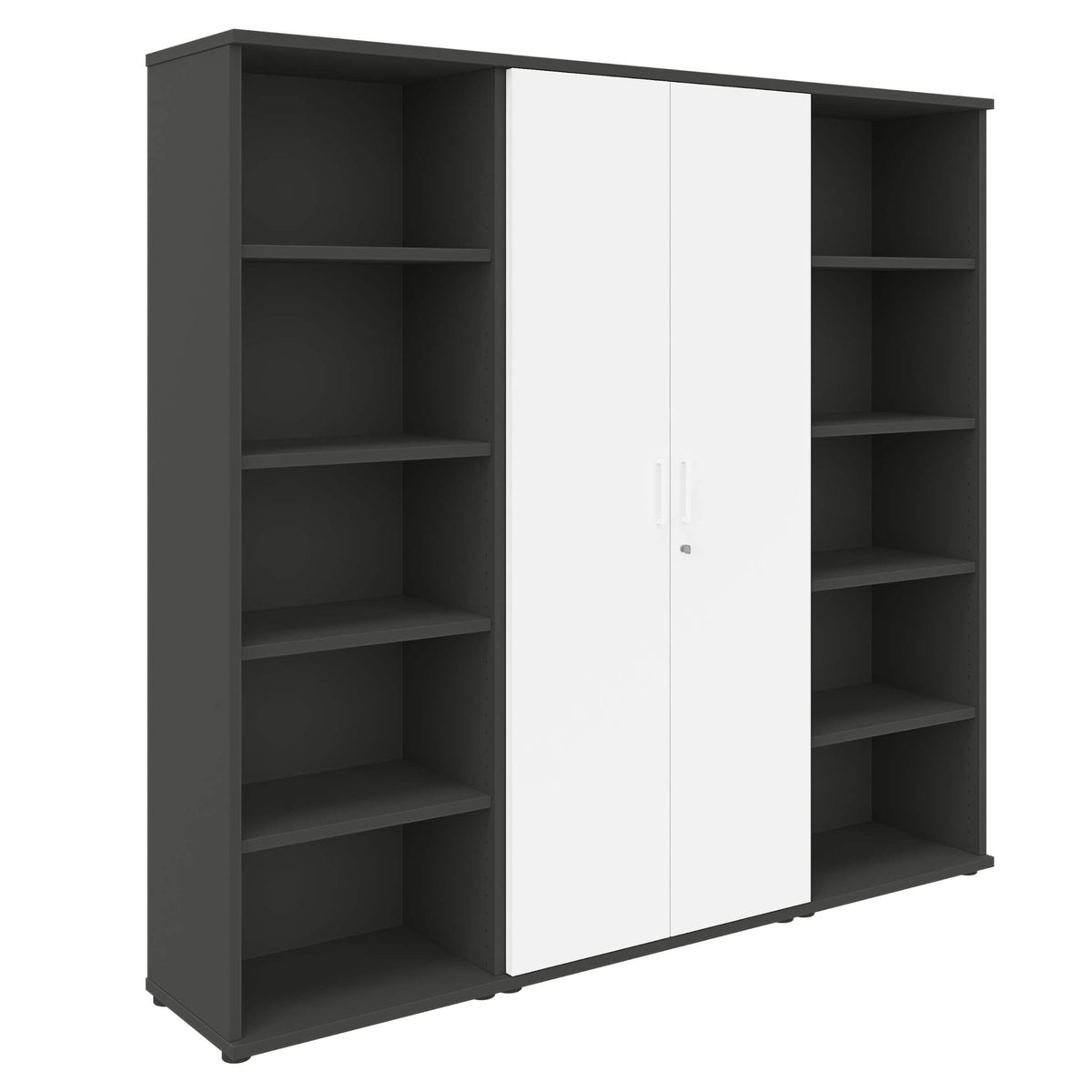 UNI Wall wall | 5 Oh, 2000 x 1897 mm, anthracite / white - 2 Lightbox Main Image