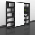 UNI Wall wall | 5 Oh, 2000 x 1897 mm, anthracite / white - 1 Thumbnail Image