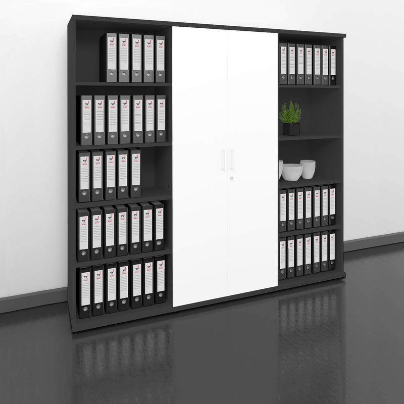 UNI Wall wall | 5 Oh, 2000 x 1897 mm, anthracite / white - 1 Main Image