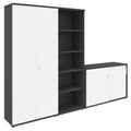 UNI Mobile parete | 5 OH, 2600 x 1897 mm, Antracite / Bianco  - 2 Thumbnail Image