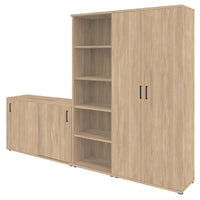 UNI wall unit | 5 OH, 2600 x 1897 mm, amber oak