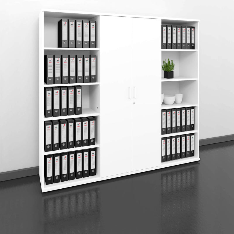 UNI Armadio componibile | 5 OH, 2000 x 1897 mm, Bianco  - 1 Main Image