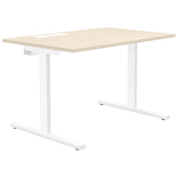 T-EASY desk | 1200 x 800 mm, electrified, maple