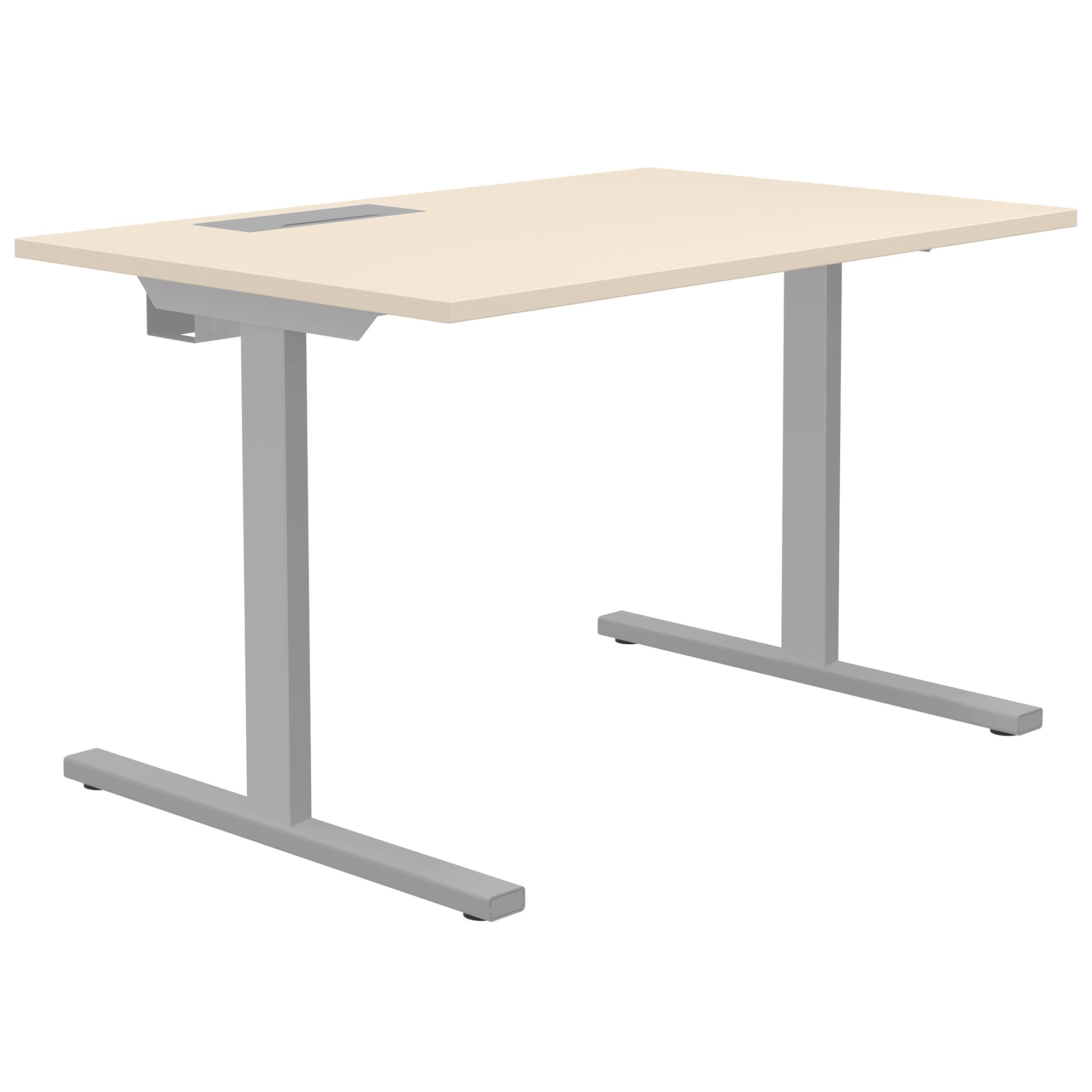 T-EASY Schreibtisch | 1200 x 800 mm, elektrifiziert, Ahorn