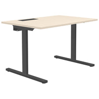 T-EASY desk | 1200 x 800 mm, electrified, maple